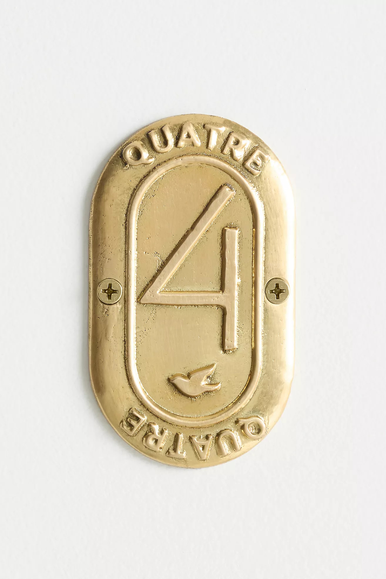 Claudette Brass House Numbers | Anthropologie (US)