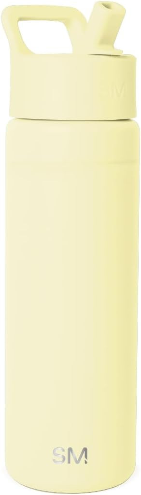 Simple Modern Insulated Water Bottle with Straw | 22oz | Yellow | Amazon (US)