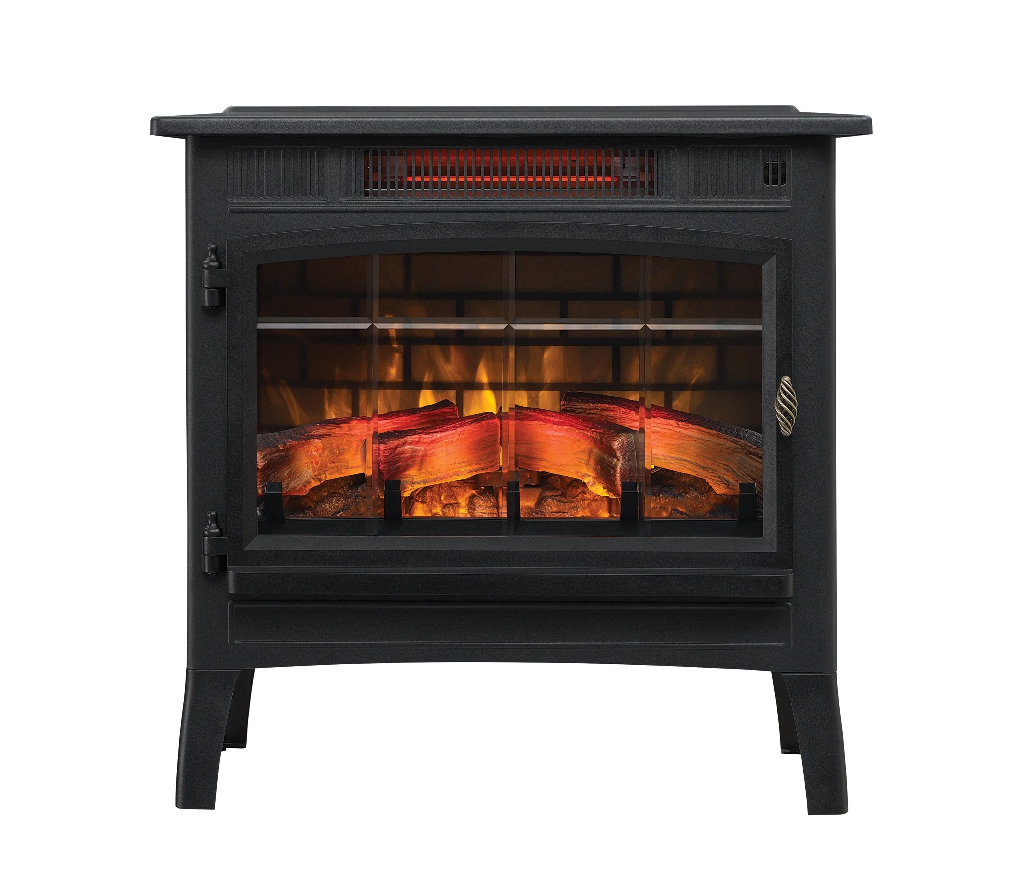 Duraflame 3D Infrared Electric Fireplace Stove with Remote Control - Portable Indoor Space Heater... | Walmart (US)