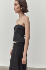 90s Strapless Sheer Knit Top - Galaxy | St. Agni