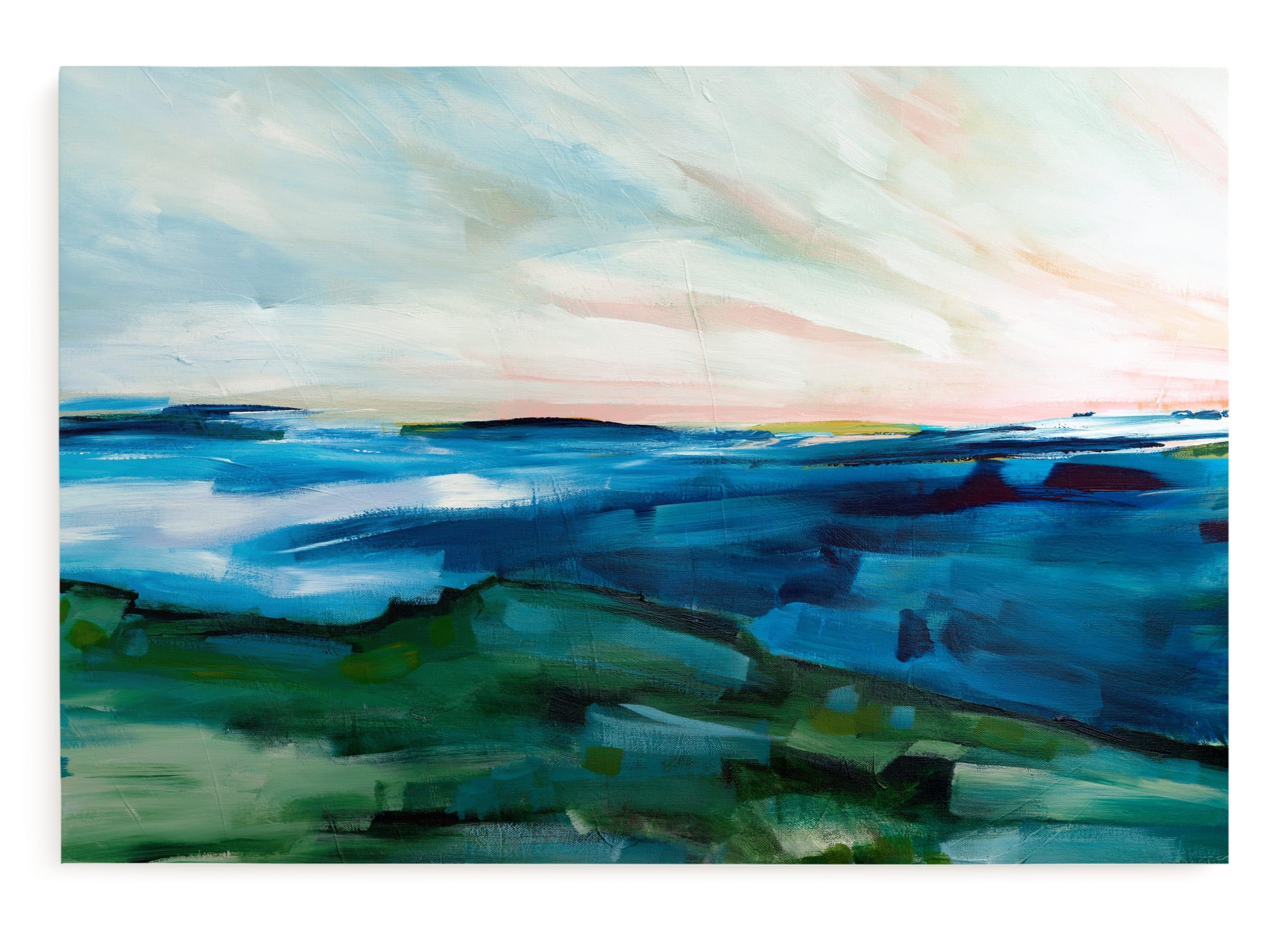 "Land View" - Painting Limited Edition Art Print by Jen Florentine. | Minted