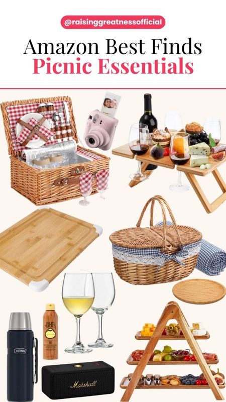 Make your picnics unforgettable with this curated selection of PICNIC ESSENTIALS! From cozy blankets to durable picnic baskets, find everything you need for an outdoor feast. Pack your favorite snacks and beverages in insulated coolers, and don't forget the portable tableware for easy dining. With these Amazon Best Finds, you'll be ready for a day of fun in the sun with friends and family. Let the picnic adventures begin! 🧺☀️ #PicnicEssentials #OutdoorDining #AmazonFinds