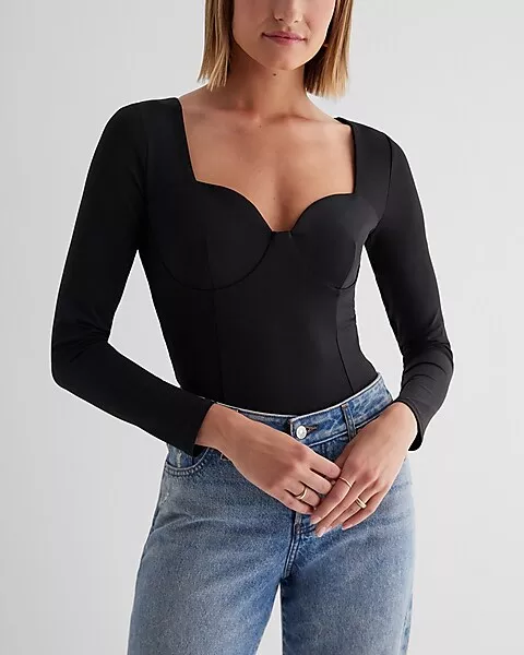 Contour Scoopneck Long Sleeve Bodysuit