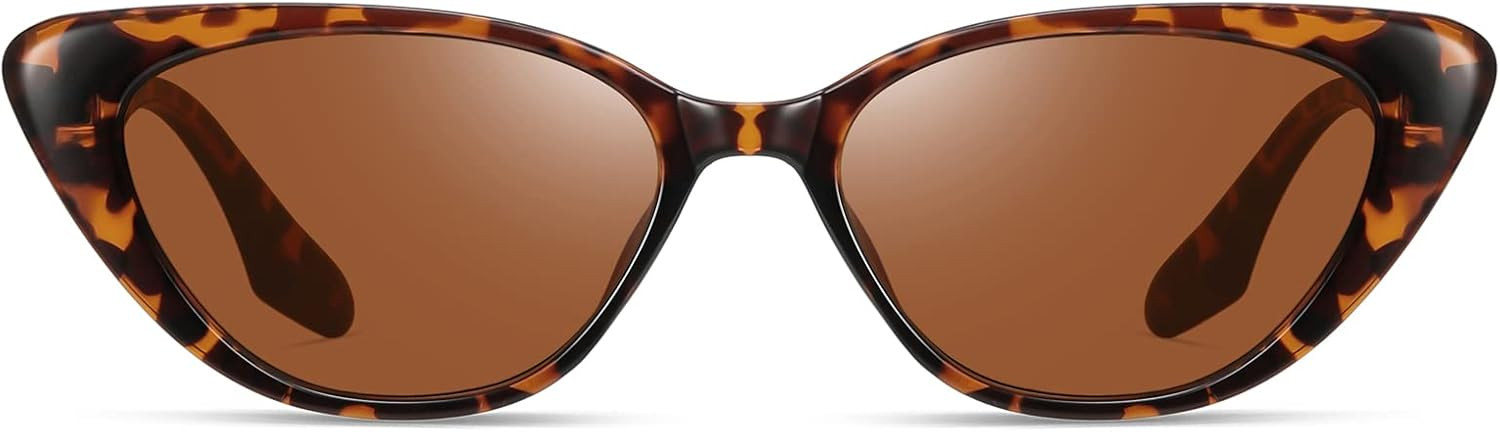 Fozono Retro Vintage Narrow Cat Eye Sunglasses for Women Men 90s Small Chic Style Trendy Sunnies ... | Amazon (US)