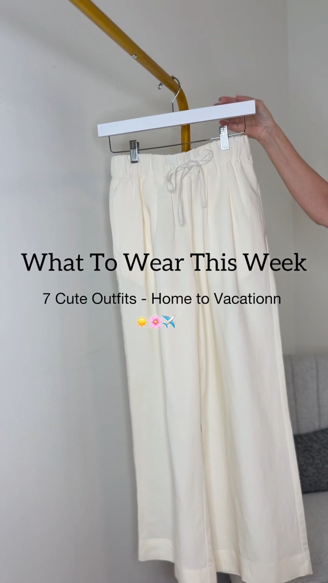 What to Wear This Week: 7 Outfits for Home & Vacation ☀️✈️

 If you're staring at your closet wondering what to wear—this is for you.

I styled 7 cute, casual outfits you can wear all week long. Every look is versatile to wear at home or on vacation. There are layering pieces, trending style pants, casual chic dresses, and elevated basics that will make you feel cute and put-together.

Which is your favorite? 
✨ Save this post if you need a week of outfit inspo! 

Wide jeans
White jeans 
T-shirts
Totes
Woven tote
Accessories 


#LTKFindsUnder100 #LTKSummerEdit #LTKOver40