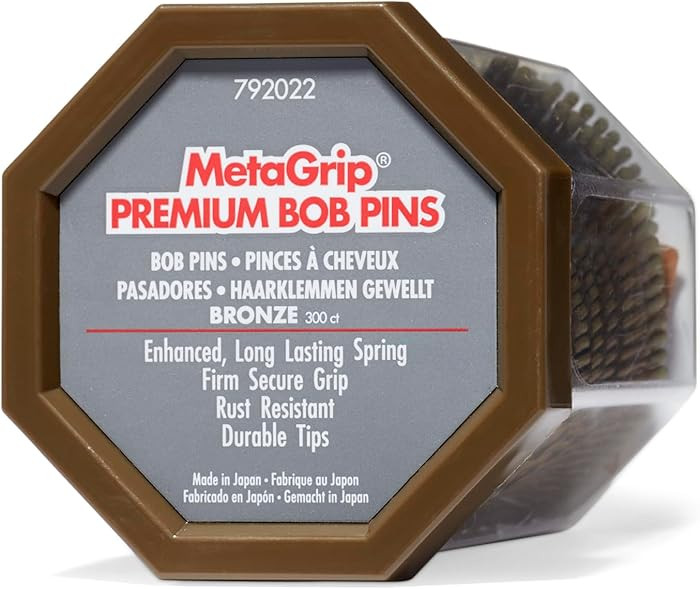 MetaGrip Bronze Premium Bobby Pins, 300 Count | Amazon (US)