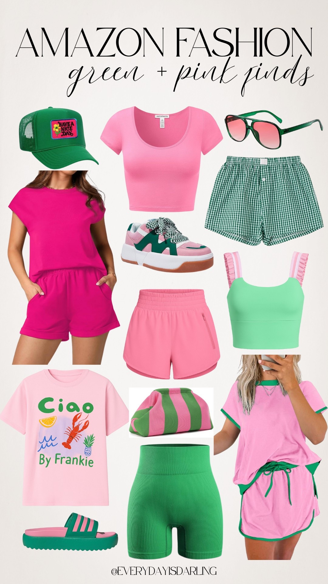 Since y’all loved yesterdays OOTD, her are more pink + green outfit ideas from Amazon! 

#amazonfashion #amazonfashionfinds #springstyle #athleisure 

#LTKFindsUnder50 #LTKStyleTip