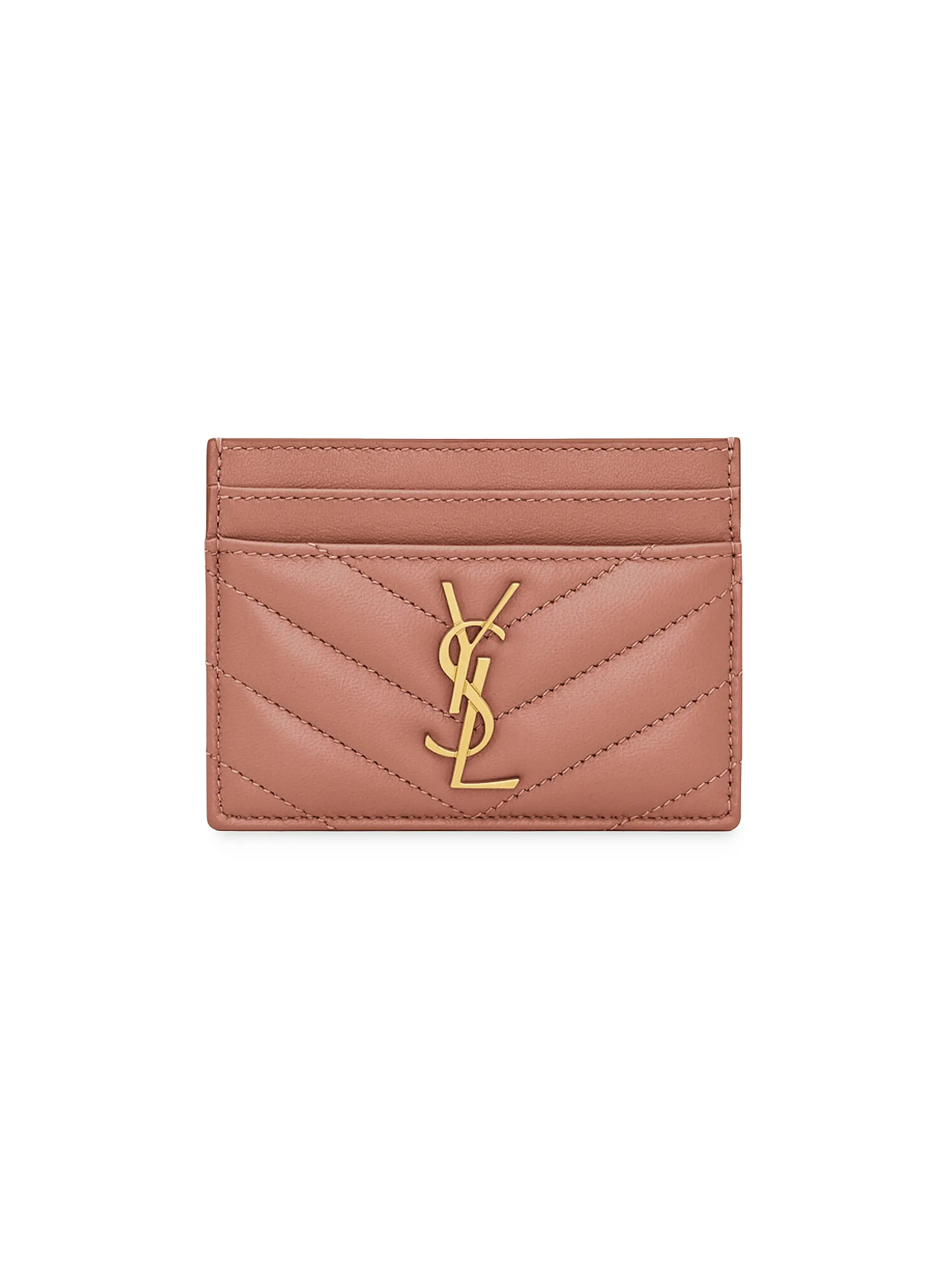 Cassandre Matelass Card Case in Lambskin | Saks Fifth Avenue