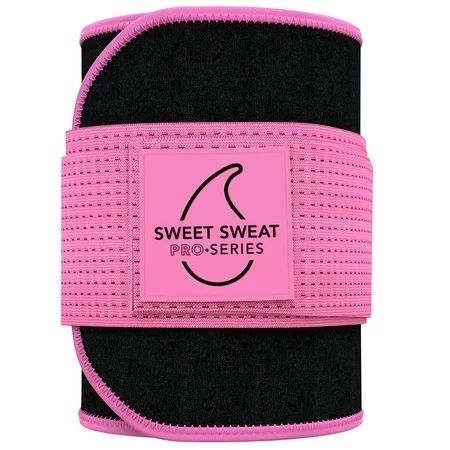 Sweet Sweat Waist Trimmer Pro - Black/Pink M/L (45 x 8.5in) 3.5 - 4mm thickness | Walmart (US)