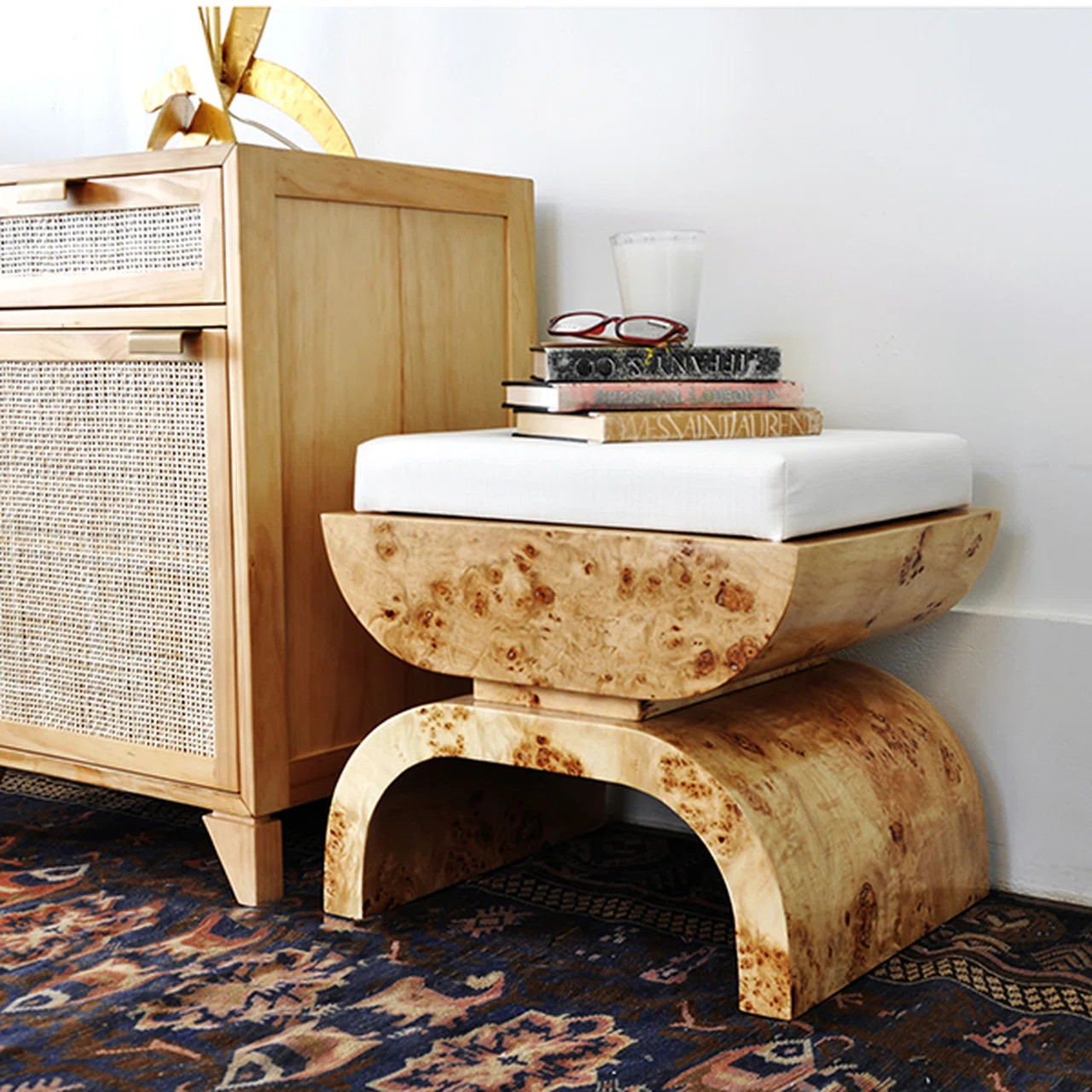 Manufactured Wood Accent Stool | Wayfair North America