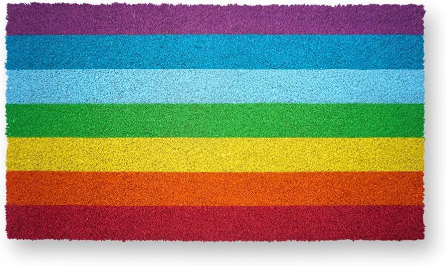 Outdoor Welcome mat - Front Door Mat Outdoor Entrance in Natural Coir with Heavy Duty PVC Backing... | Amazon (US)