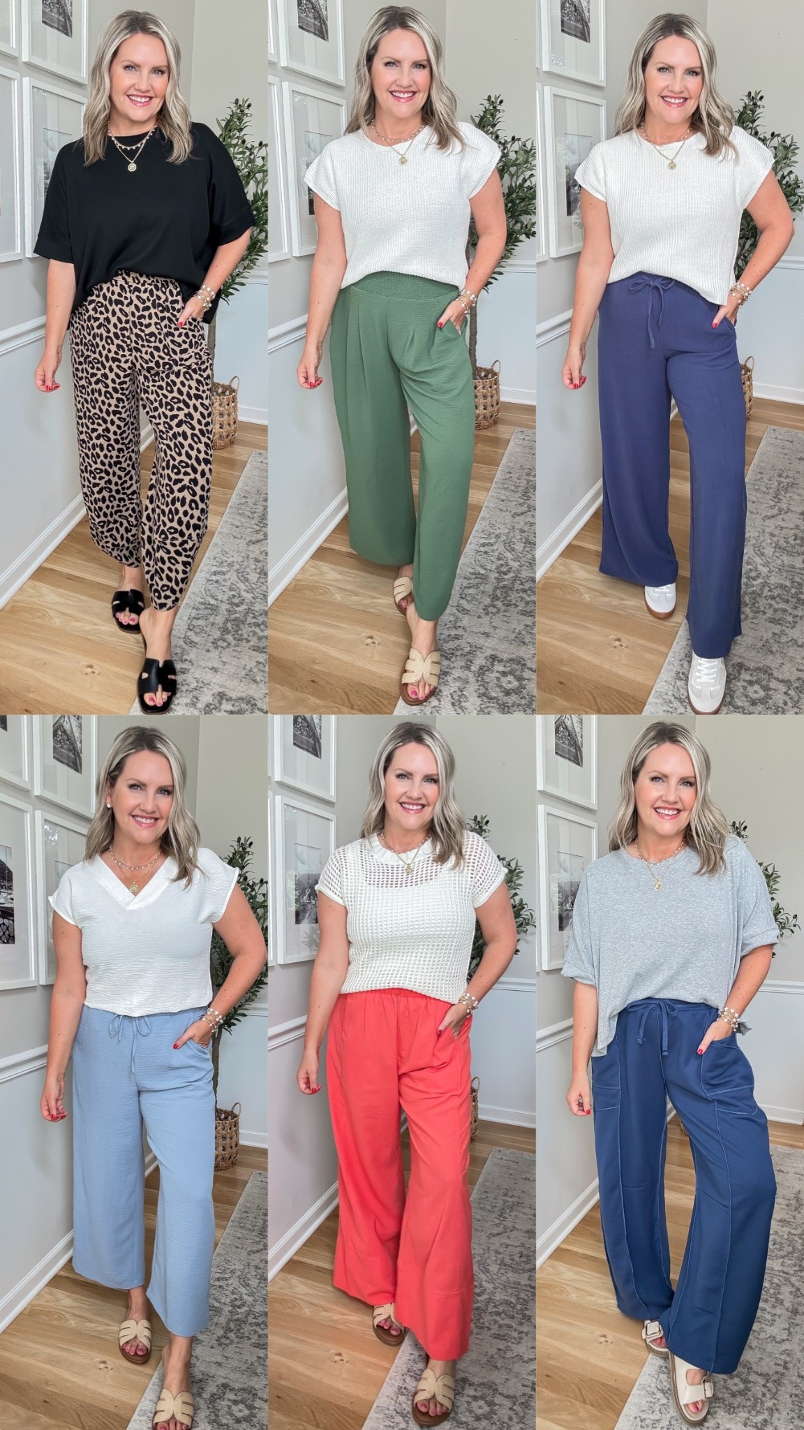 Comfy pants from Amazon! I’m 5’3” in size small in all pants except the leopard and the 2 cropped styles (I’m in medium). 
I’m in size small in all tops
Great for teacher outfits or casual workwear 


#LTKStyleTip #LTKFindsUnder50 #LTKOver40