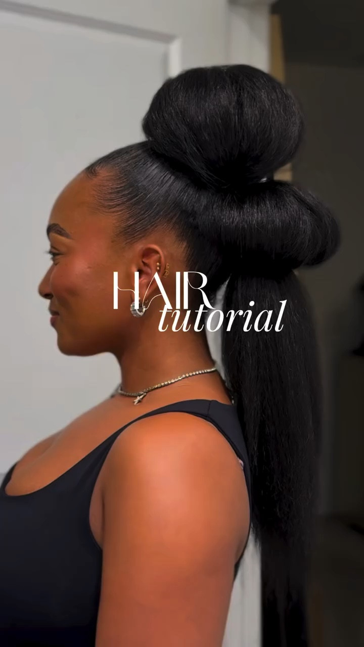 Hair tutorial for the girlsss 💁🏾‍♀️✨

Link for the ponytail in my stories 🔗