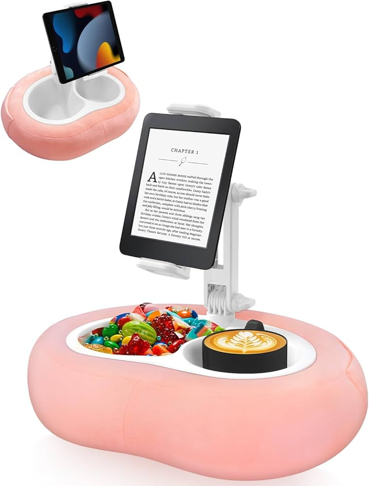 Tablet Pillow Stand, Compatible with 5"-12.9" Kindle, iPad, Phone/Tablet, Google, Samsung, 360° ... | Amazon (US)