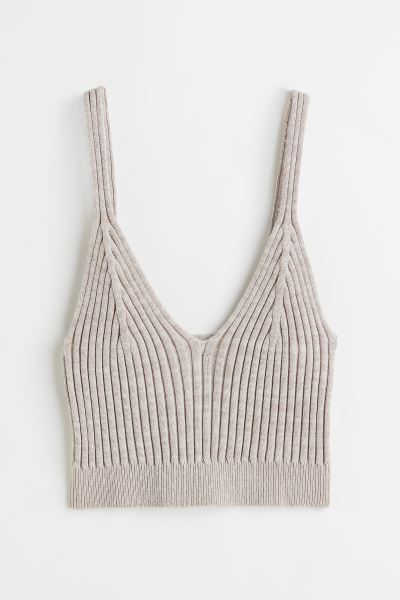 Rib-knit Crop Top | H&M (US + CA)