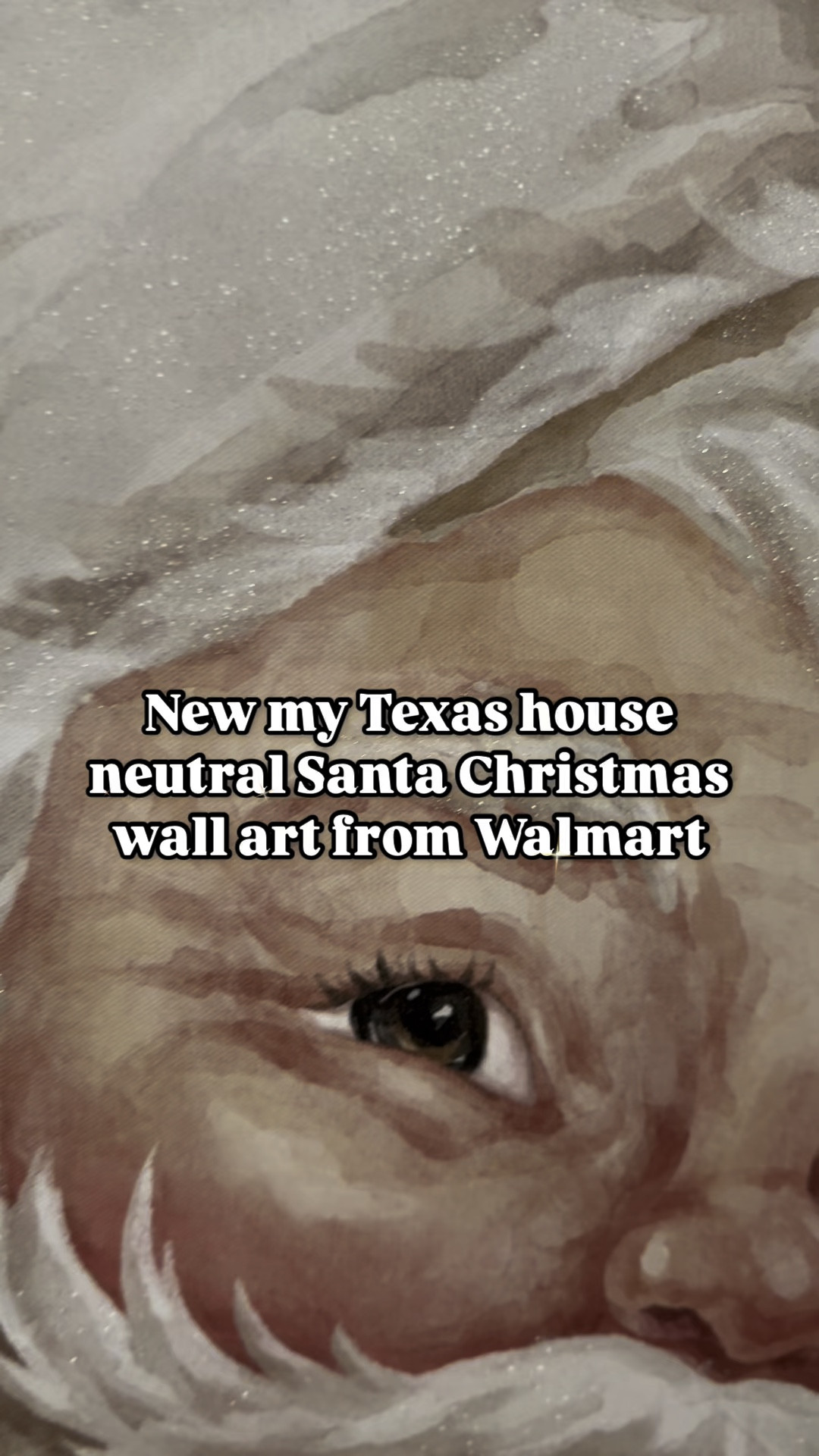 Secret Santa Framed Tinted Gel Mixed With Glitter Emb Canvas Print. Ready-to-hang wall art has hanging hardware installed. Includes brushed antique champagne frame with light texture. Hand applied tinted gel and glitter embellishments enhance the artwork.

Ready-to-hang wall art has hanging hardware installed
Brushed antique champagne frame with light texture
Hand applied tinted gel and glitter embellishments enhance the artwork

*a lot of Christmas decor is NOT online yet. Various store locations have it available. I feel confident that ALL items will be available within the next week or so. If you heart the item from my LTK post, you’ll be notified when it’s available!! Thanks for bearing with me. I’m trying my best to get the goods to you guys first. 

Follow me for more seasonal and holiday content! 🎅🏼🎄

#christmas2024 #christmas #cozyvibes #christmascountdown #christmastree #happyholidays #christmasdecor #walmartchristmas #walmartcreator #iywyk #wallsign #christmaswalldecor

#LTKVideo #LTKSeasonal #LTKHome