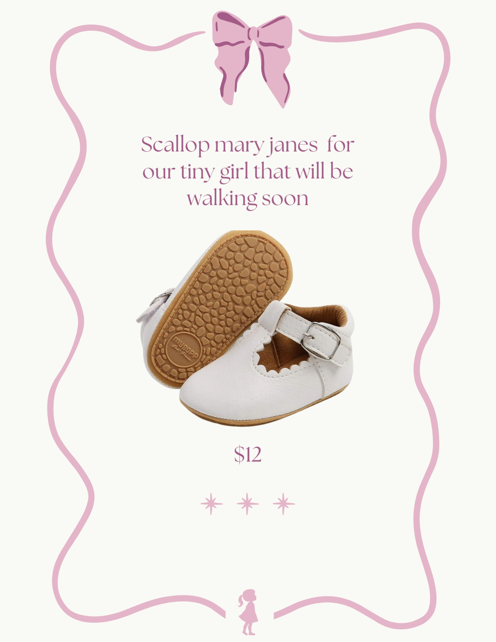 Cute scallop Mary Janes!

#LTKBaby