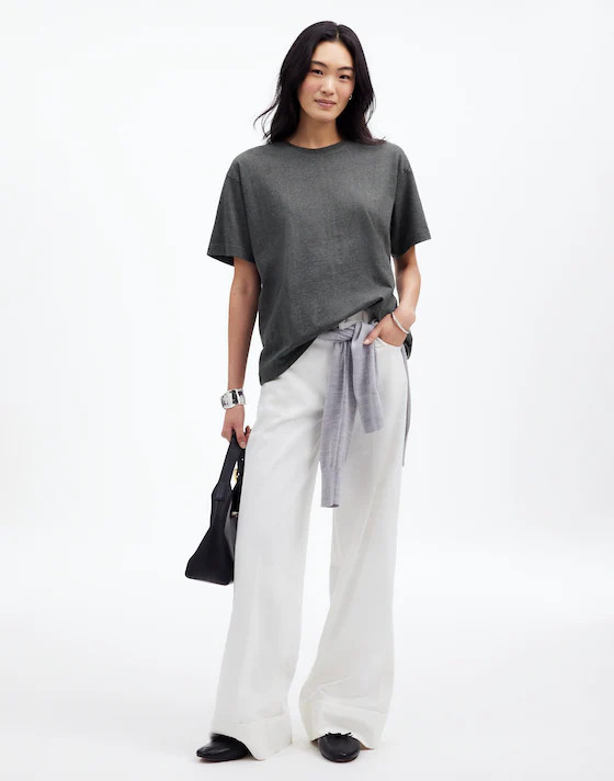Cotton Relaxed Oversized Tee | Madewell