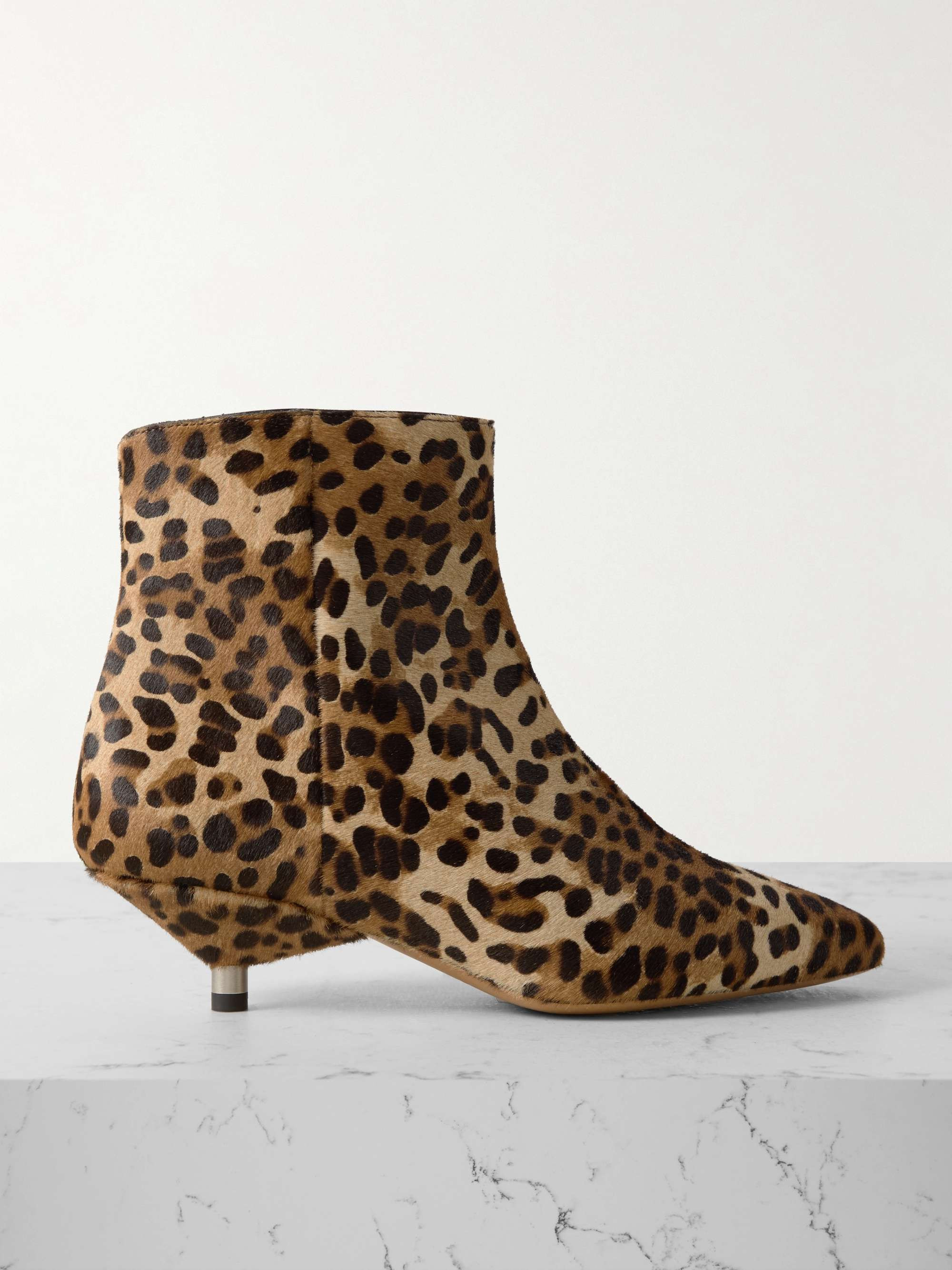 Eana leopard-print calf hair ankle boots | NET-A-PORTER (US)