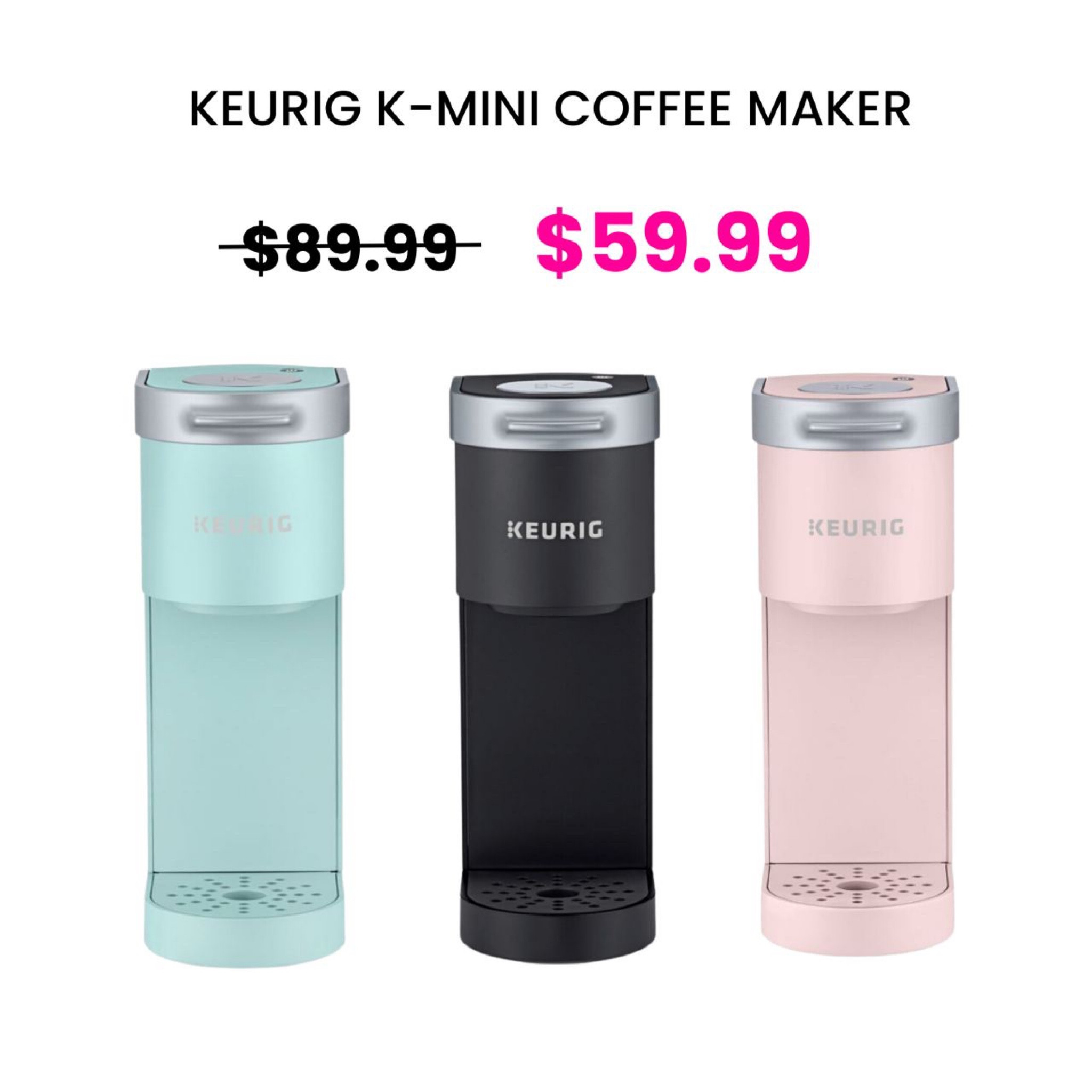 TARGET CIRCLE WEEK - The Keurig K-Mini Coffee Maker is only $59 after you clip the $30 off coupon! 