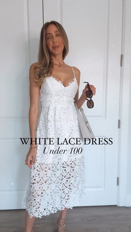 Gorgeous white muse lace dress 
Under 100
Perfect for Mother’s Day , graduation or even for brunch 
Runs tts , this is small 


#LTKFindsUnder100 #LTKOver40 #LTKStyleTip