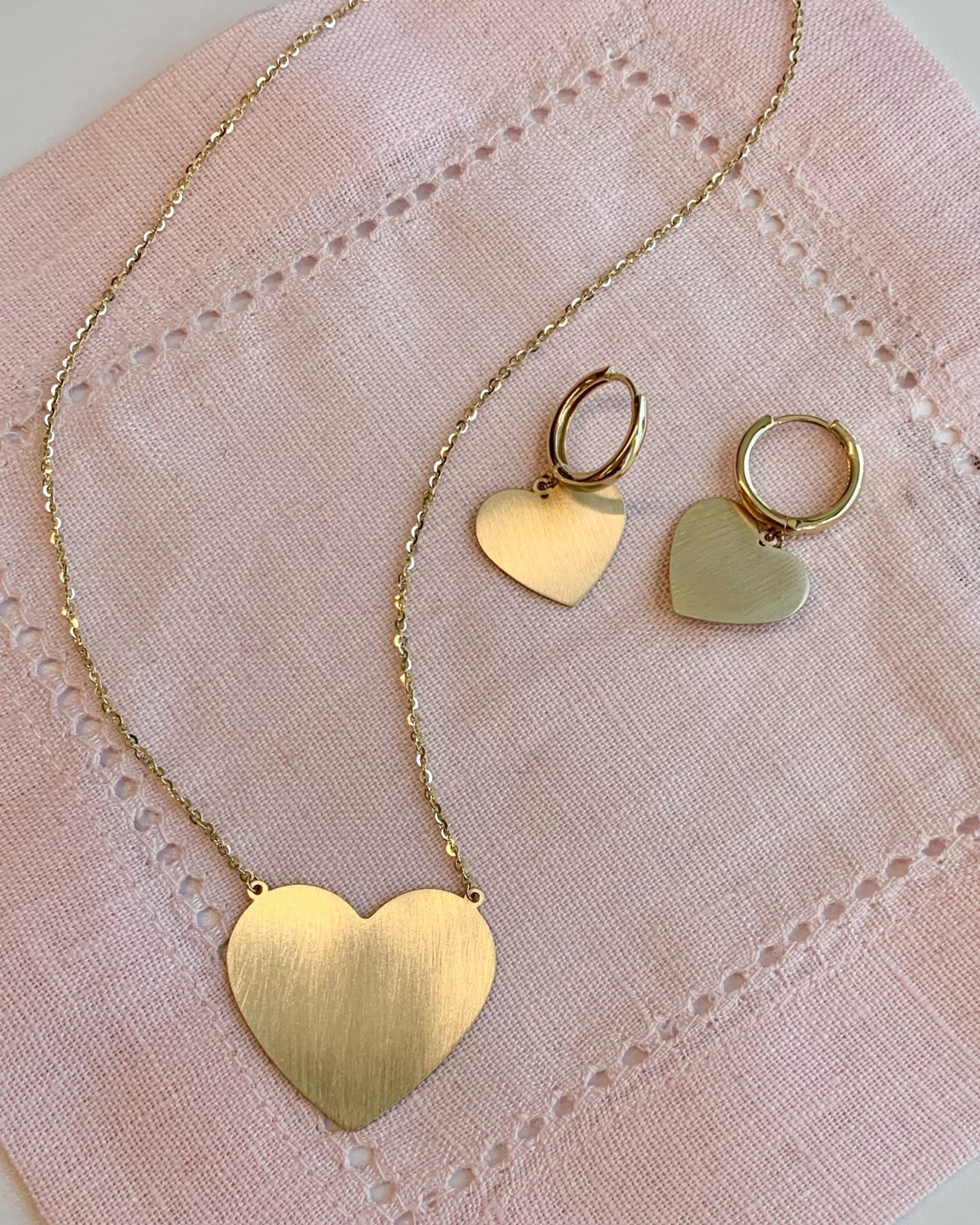 14k yellow gold heart earrings and pendant necklace. Easy everyday pieces for your jewelry wardrobe! Added some other favorite hearts too 

Hearts
Diamond heart jewelry
Heart earrings
Diamond necklace
Accessories 
Luxury
Summer outfit 
Vacation
#sakspartner
#saksteam

#LTKSaleAlert #LTKStyleTip