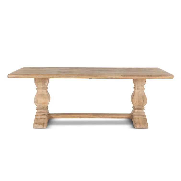 San Rafael Mango Solid Wood Trestle Dining Table | Wayfair North America