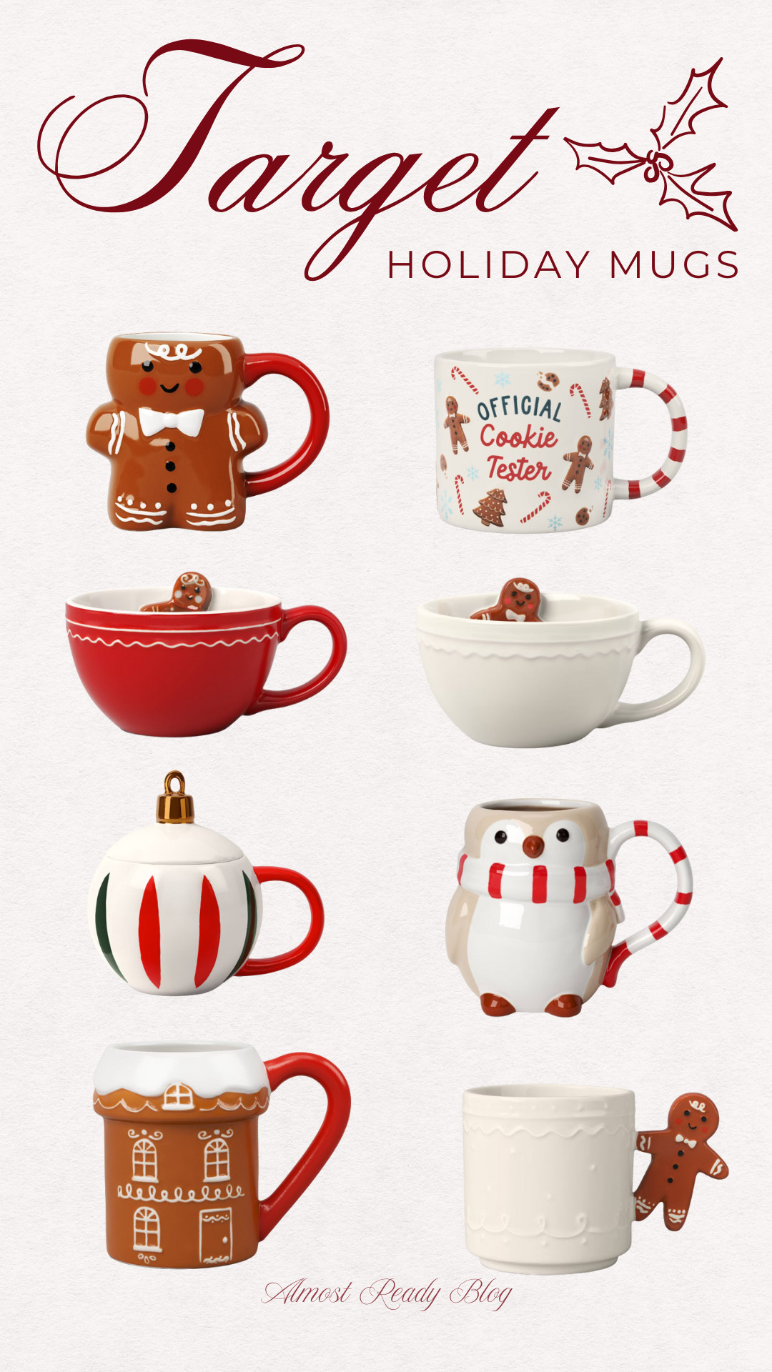 Holiday mugs, Christmas mugs, Holiday gift ideas, Target Holiday decor, Amanda West, Almost Ready Blog. 

 

#LTKHoliday #LTKHome #LTKFindsUnder50