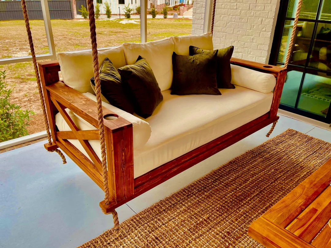 Farmhouse Bed Swings: Handcrafted & Customized - Etsy | Etsy (US)