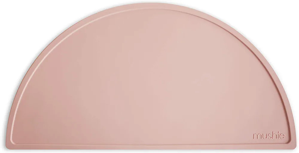 mushie Silicone Placemat for Kids | BPA-Free Non-Slip Design (Blush) | Amazon (US)