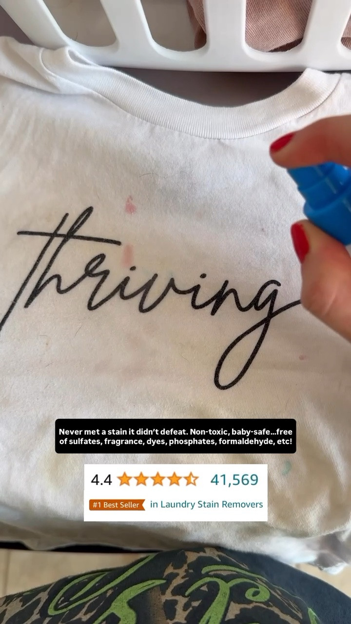 The BEST stain spray for tackling any stain! 🫟

#LTKmomlife #LTKHome #LTKvlog