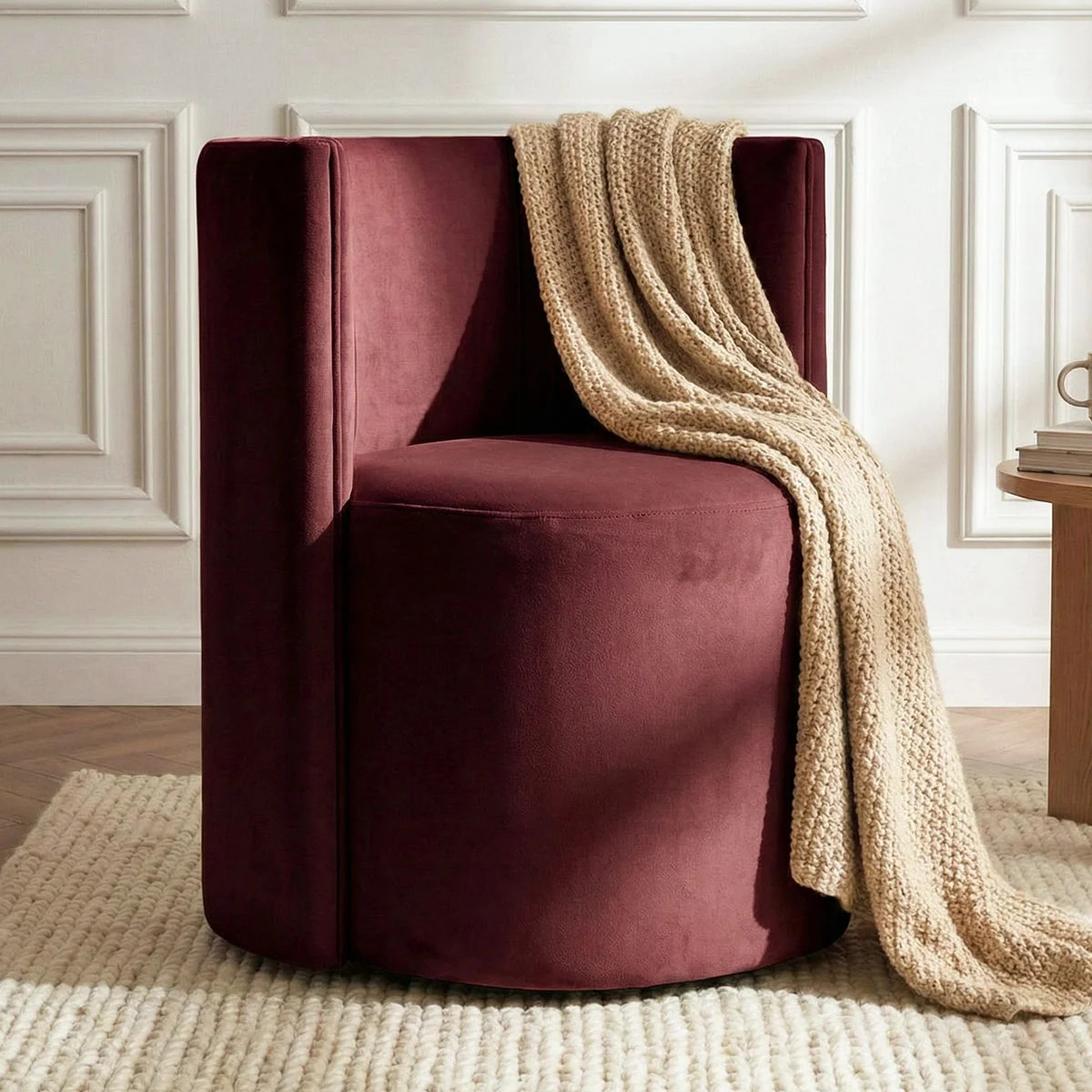 Velvet Swivel Accent Chair With 360° Rotation | Wayfair North America