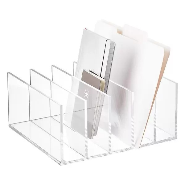 Luxe 5-Section Acrylic Collator | The Container Store