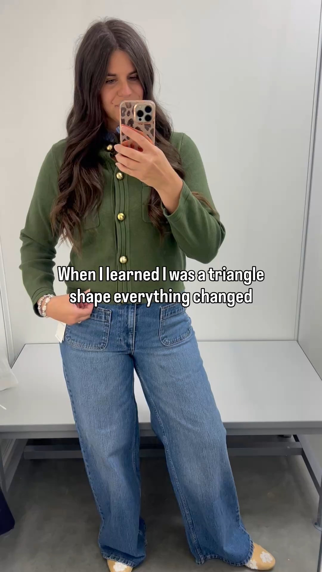 This outfit is perfect for a triangle body. Wider in the hips and smaller up top.

#LTKStyleTip #LTKFindsUnder100 #LTKSeasonal