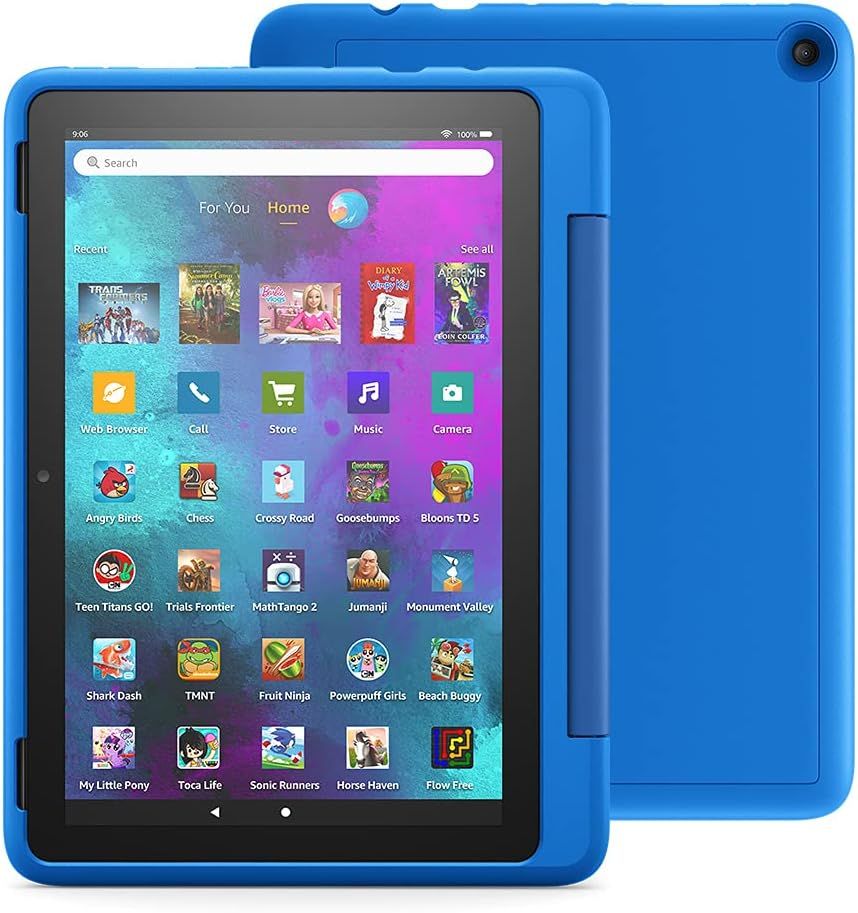 Amazon Fire HD 10 Kids Pro tablet, 10.1", 1080p Full HD, ages 6–12, 32 GB, (2021 release), name... | Amazon (US)