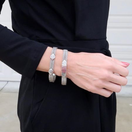 In love with these beautiful bracelets from Lois Hill Jewelry 🥰 They are perfect for stacking (layering) which is huge right now! 💃🏻🎉 linked them plus my wish list 💕 use coupon code CathyO-20 to save 20% off your purchase 💕💕💕

#LTKFind #LTKworkwear #LTKstyletip