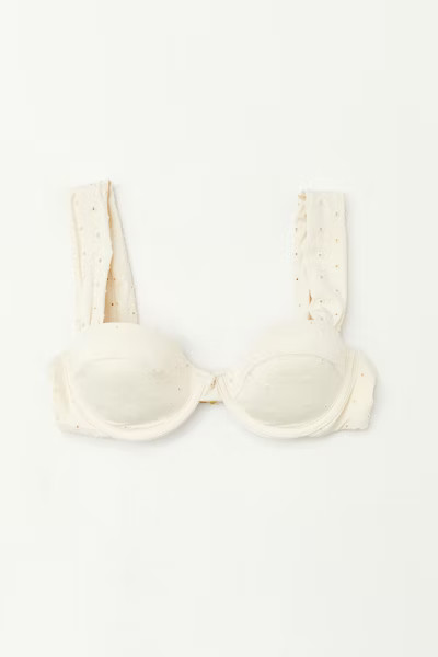 WeWoreWhat Claudia Eyelet Underwire Bikini Top | Urban Outfitters (US and RoW)