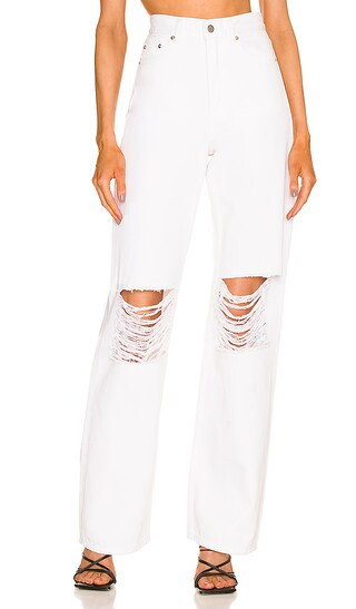 Echo Wide Leg in White Ripped | Revolve Clothing (Global)