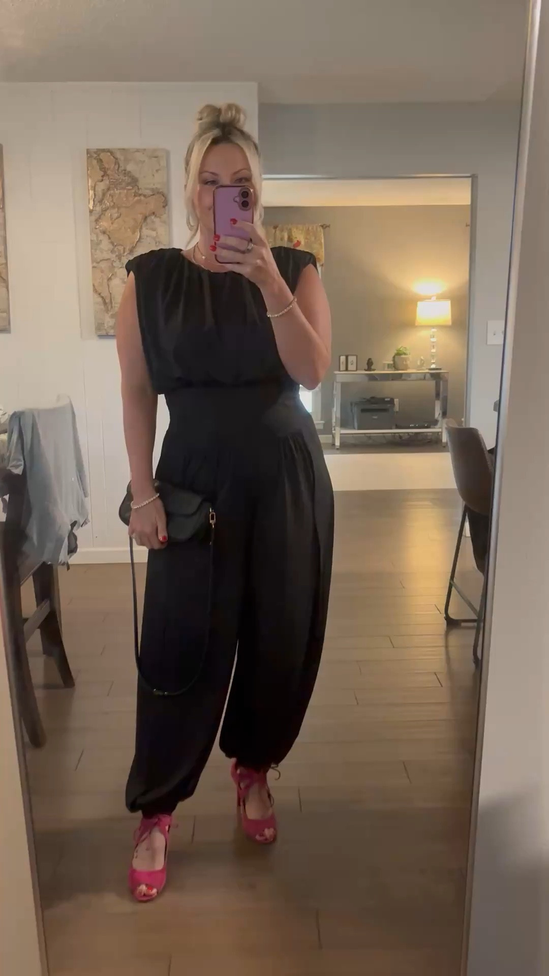 Love a good jumpsuit and this one is perfect! Cinched at the waist with a cuff leg and openings up the side of the legs. I'm 5'4 and the length is perfect!

Jumpsuit. Graduation outfit. Date night outfit. GNO outfit. Summer 2026 outfit

Follow my LTK @EmilyAnneGardnerdeMendez on the @shop.LTK app to view this post and get my exclusive app-only content!

#liketkit #LTKootd #LTKgrwm #LTKdayinmylife
@ltk 

#LTKgrwm #LTKootd #LTKdayinmylife
