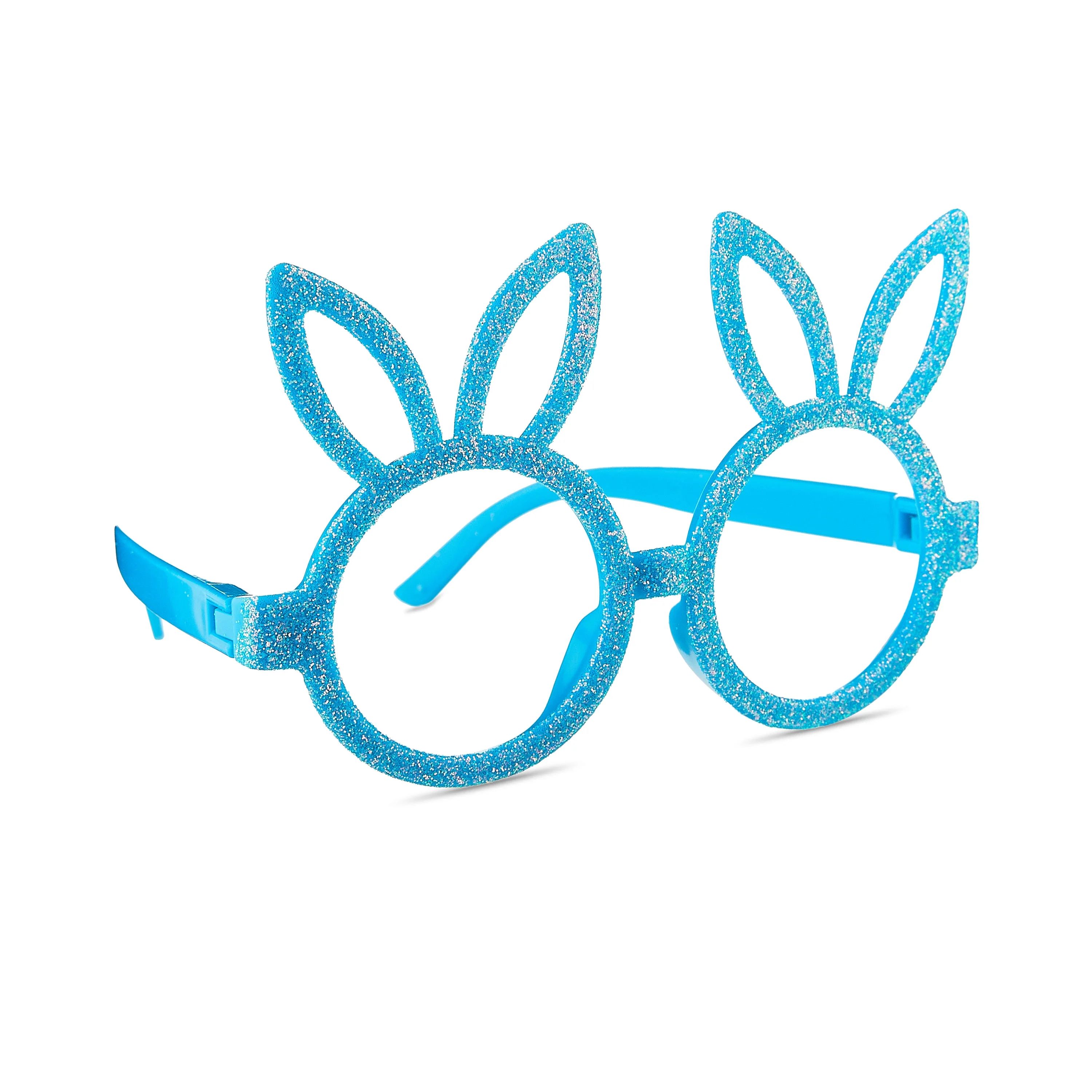 Easter Blue Glitter Bunny Glasses, by Way To Celebrate - Walmart.com | Walmart (US)