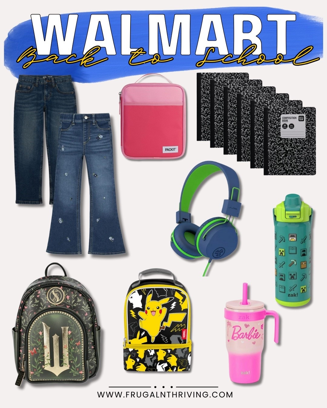 #WalmartPartner Back-to-school shopping just got way easier 🙌🏼 I found everything from jeans + backpacks to lunch gear and school supplies all on Walmart 🖤

✨ Stylish jeans for the kids
✨ Fun backpacks + lunchboxes (how cute is that Pikachu?!)
✨ Water bottles, cups + headphones to keep them ready for the day
✨ Classroom essentials like composition books 📓

One stop, everything they need ✅ @walmart

#LTKKids #LTKSeasonal #LTKStyleTip