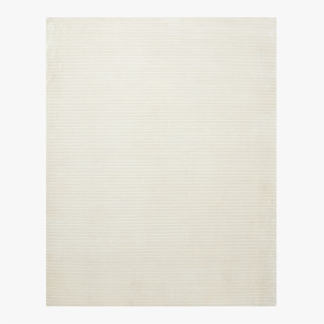 Canova Warm White Performance Nylon Area Rug 6'x'9' | CB2
