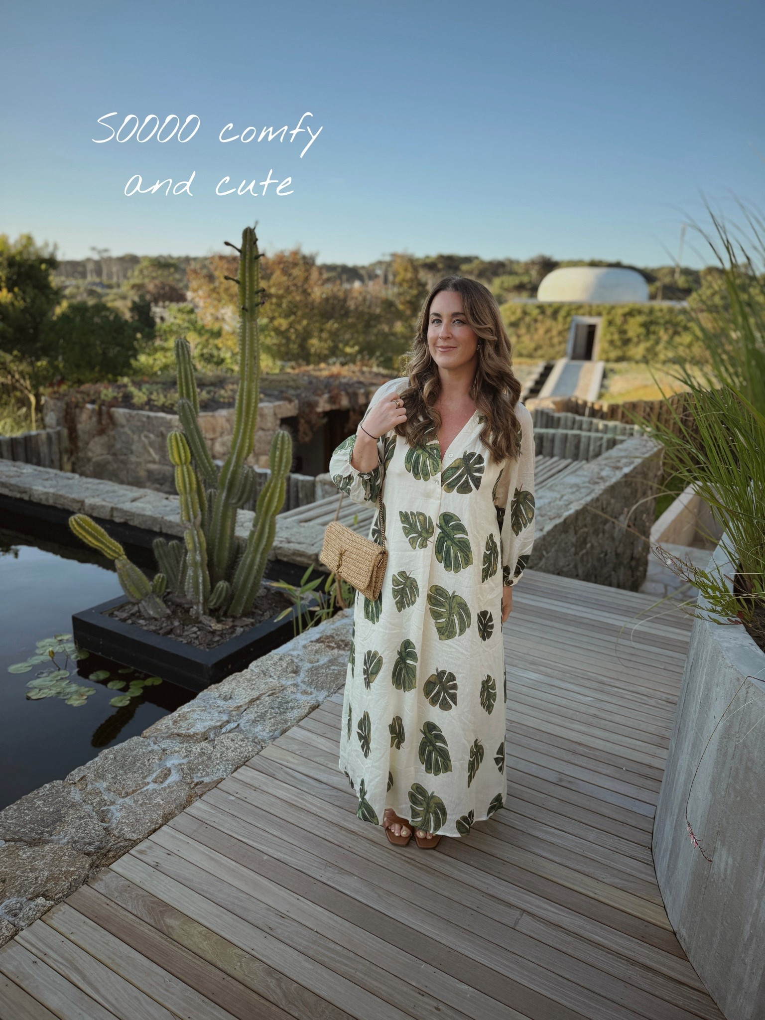 Literally the best vacation dress… dress up for dinner then wear as a beach coverup

Runs TTS - in a M as a 6/8

Vacation dresses, palm print dress, resort outfits 

#LTKPetite #LTKTravel #LTKMidsize