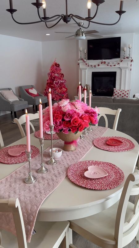 My Valentines Tablescape 💖❤️ linked similar products to mine. I did a lot of in store shopping so I linked what I could and found online. Also linked my pink Free People dress from Revolve, and Kendra Scott jewelry from Bloomingdales! 

#LTKFind #LTKunder100 #LTKhome