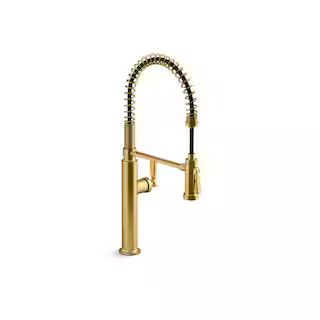 KOHLER Edalyn By Studio McGee Semi-Professional Kitchen Sink Faucet With 2-Function Sprayhead in ... | The Home Depot