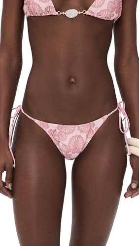 Amazon.com: Shani Shemer Women's Khloe Bikini Bottoms, Pink Shell Print, XS : Clothing, Shoes & J... | Amazon (US)