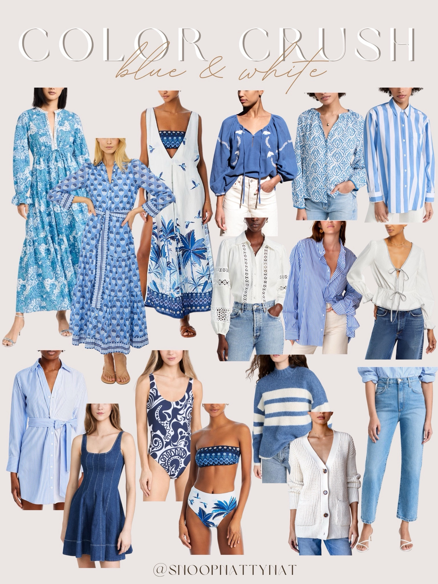Color Crush: Blue & White !!! 

Blue and white fashion - preppy fashion - spring fashion - spring dresses - Shopbop - spring styles - spring outfit ideas - blue outfits - white outfit ideas - styling tips 

#LTKSeasonal #LTKstyletip #LTKMostLoved