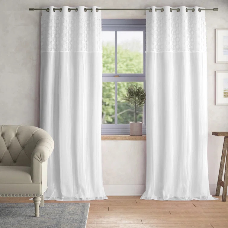 Larue Polyester Curtain (Set of 2) | Wayfair North America