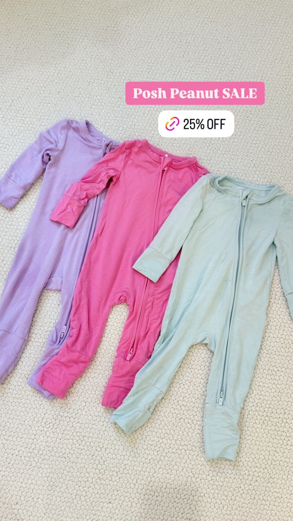 Posh peanut bamboo baby pjs are on sale for 25% off!!! Only $25 each! 

#LTKFamily #LTKKids #LTKBaby