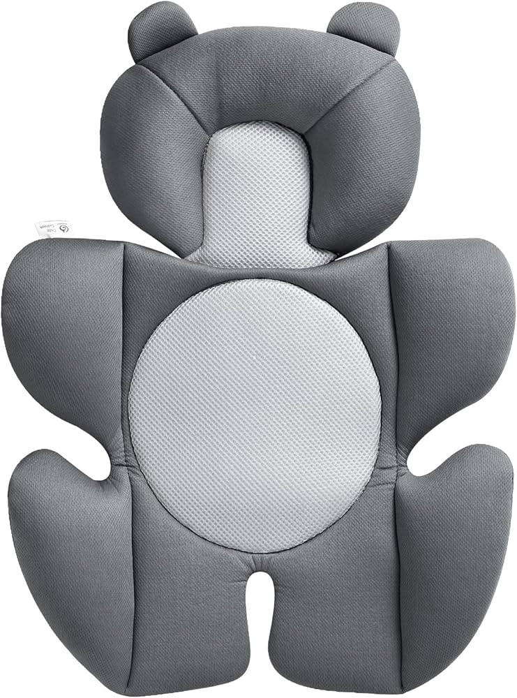G Ganen Baby Comfort Support Cushion Stroller and Seat Comfort Cushion Insert Liner (Dark Grey) | Amazon (US)